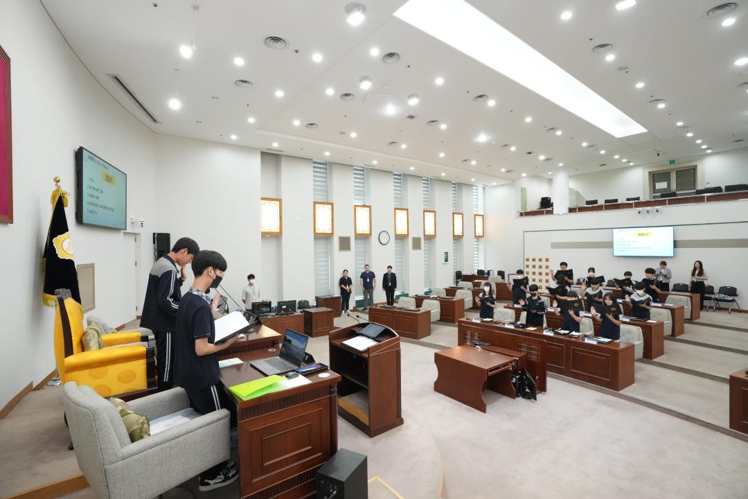 '상봉중학교 의정체험 의회교실' 게시글의 사진(3) 'JN205277.JPG'