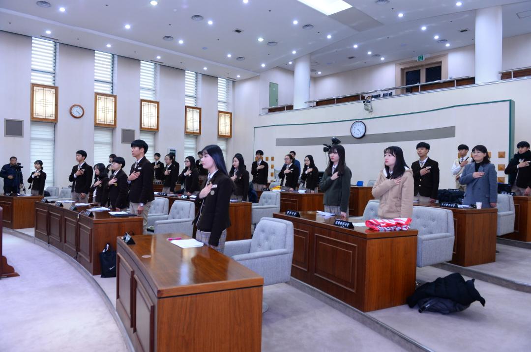 '원묵고등학교 모의의회' 게시글의 사진(15) '원묵고등학교 모의의회(13).JPG'