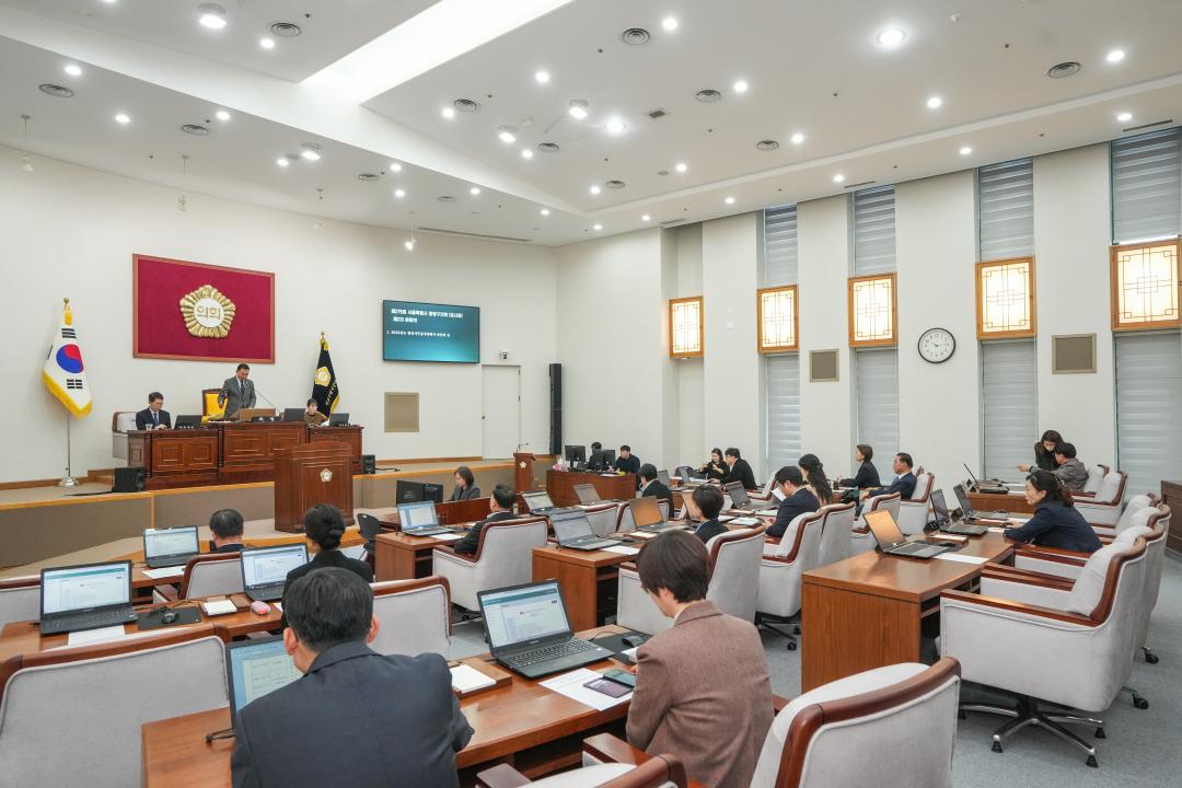 제275회 임시회 본회의 및 폐회식