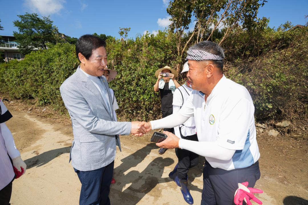 괴산군 청천면 수해복구 지원